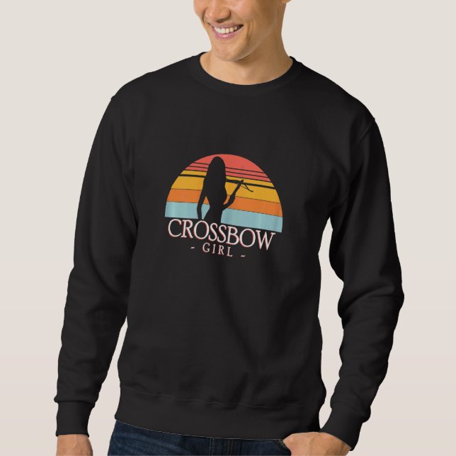 Sudadera Crossbowman Chica Crossbow Bolt Bowstring (Anverso)