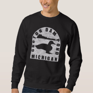 Sudadera Croton Dam Pond Loon Michigan