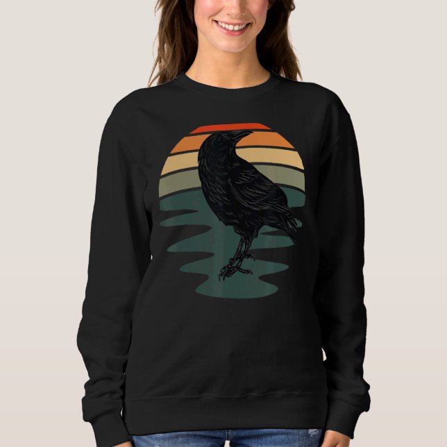 Sudadera Crow Bird Silhouette Bird (Anverso)