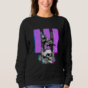 Sudadera Crow Death Skull Tarot Card Occult Raven Fortune T