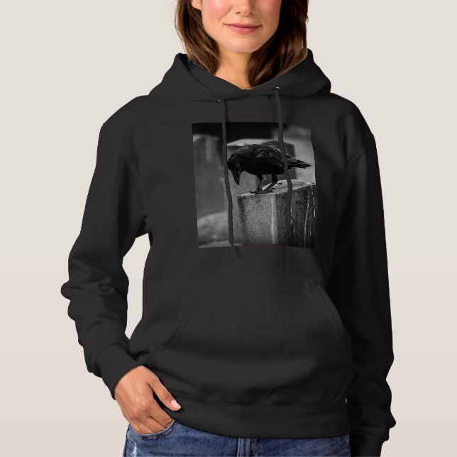 Sudadera Crow en el cementerio caído (Anverso)
