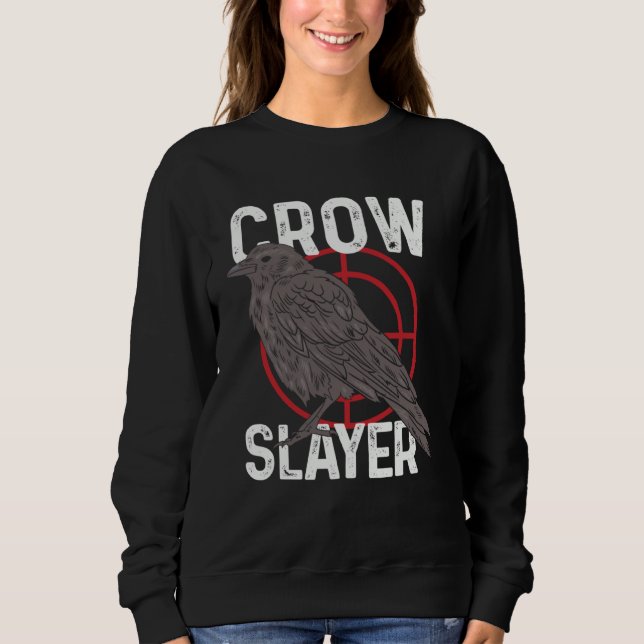 Sudadera Crow Hunting Shooting Season Hunter Slayer Raven B (Anverso)