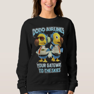 Sudadera Cruce De Animales Dodo Airlines Su Puerta De Entra
