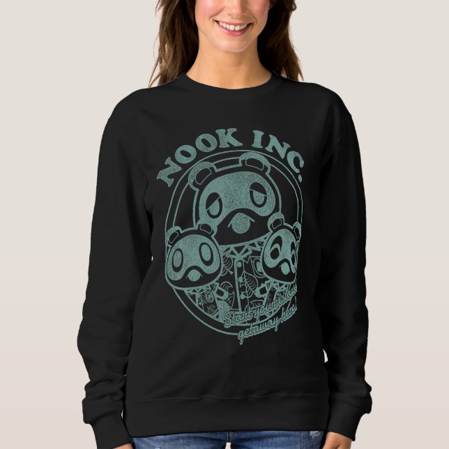 Sudadera Cruce de animales nuevos horizontes Nook Inc.Islan (Anverso)