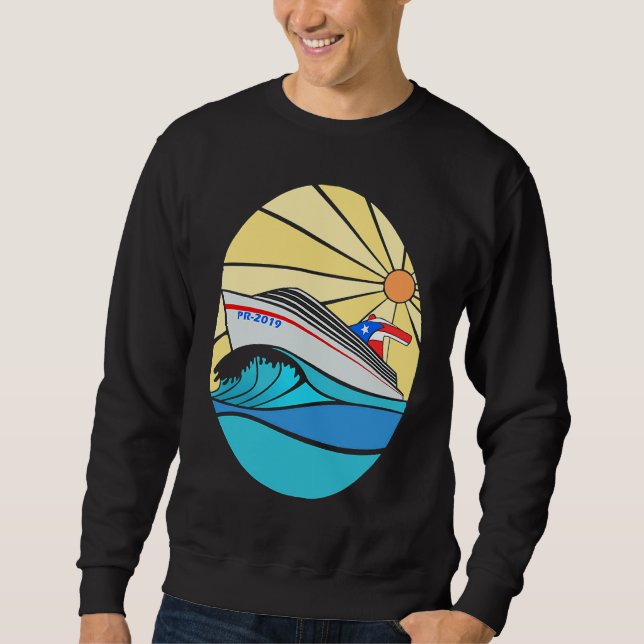 Sudadera Crucero desde Puerto Rico al Caribe (Anverso)