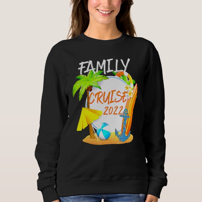 Sudadera Crucero Familiar 2022 Ancla de Océano Playa Oce (Anverso)