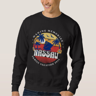 Sudadera Crucero Familiar Nassau Bahamas 2023 Recuerdo Memo