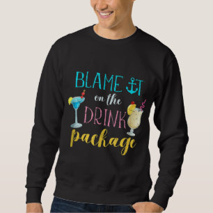 Sudadera Crucero Gracioso Culpa De Esto En El Paquete De Be