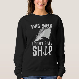 Sudadera Crucero para hombres mujeres crucero barco barco