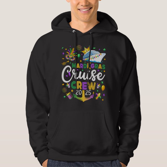 Sudadera Cruceros Mardi Gras 2025 (Anverso)