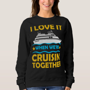 Sudadera Cruceros Para Hombres Mujeres Pareja Cruceros Vaca