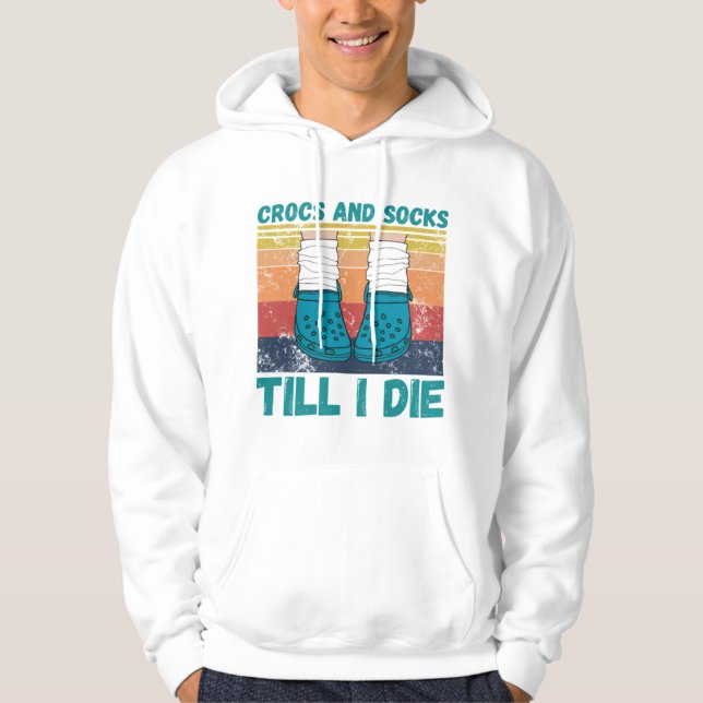 Sudadera Cruces y calcetines hasta que muera camisetas... c (Anverso)