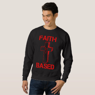 Sudadera Cruces y corazones basados en la fe