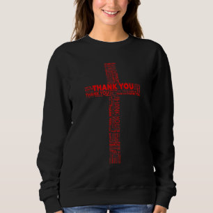 Sudadera Crucifijo cristiano gracias religión