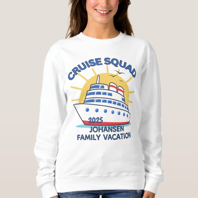 Sudadera Cruise Squad Mating Family Cruise (Anverso)