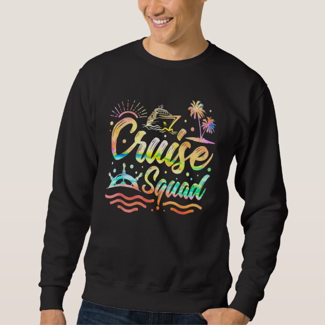 Sudadera Cruise Squad Summer Family Vacation Mom Dad Son Da (Anverso)