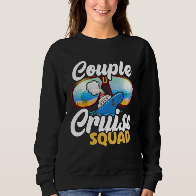 Sudadera Cruising Cruise Traveler Couple Cruise Squad 2023 (Anverso)