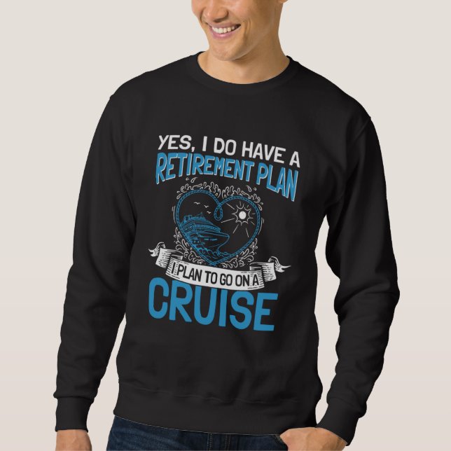 Sudadera Cruising Vacation Retiree Cruise Ship Retirement P (Anverso)