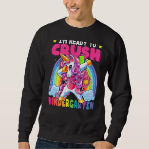 Sudadera Crush Kindergarten Dabbing Unicorn De Vuelta A La