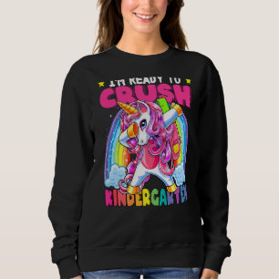 Sudadera Crush Kindergarten Dabbing Unicorn De Vuelta A La