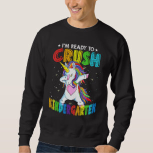 Sudadera Crush Kindergarten Dabbing Unicorn De Vuelta A La 