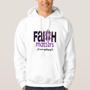 Sudadera Cruz 1 de las materias de la fe de la epilepsia