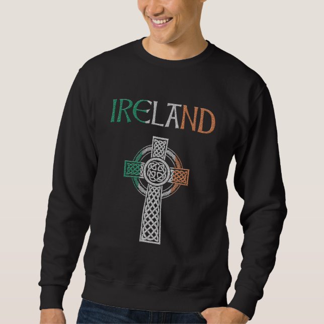 Sudadera Cruz Celta de Irlanda (Anverso)