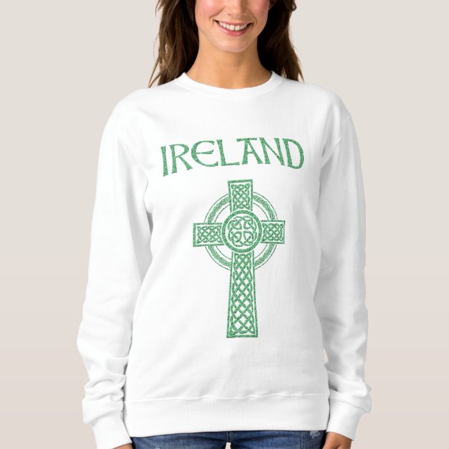 Sudadera Cruz Celta de Irlanda (Anverso)