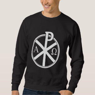 Sudadera Cruz Chi-Rho - Símbolo de Jesucristo - v4