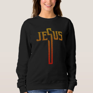 Sudadera Cruz Cristiana Jesús
