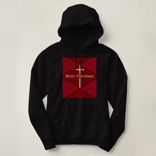Sudadera Cruz Cristiana navidad (Diseño del anverso)