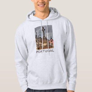 Sudadera Cruz de cementerio en primer plano, Portugal