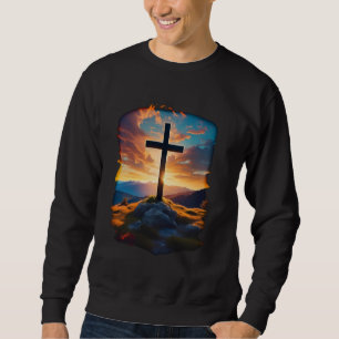 Sudadera Cruz de Domingo de Resurrección de Jesucristo Cris