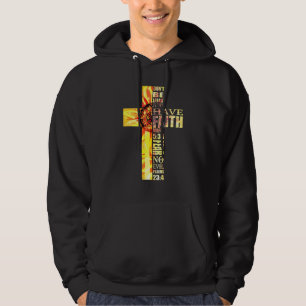 Sudadera Cruz De Fe Del Girasol No Miedo A La Muerte Cristi