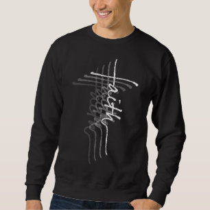 Sudadera Cruz de la Fe Jesucristo Oración Cristiana Crucifi