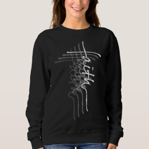 Sudadera Cruz de la Fe Jesucristo Oración Cristiana Crucifi