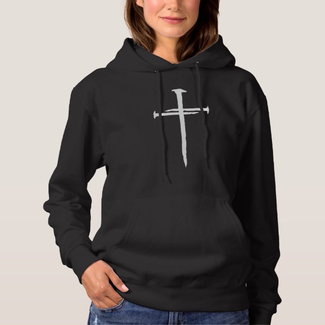 Sudadera Cruz de Nail de Jesús Cristiano (Anverso)