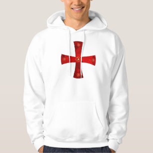 Sudadera cruz de templario gema + Espada atrás