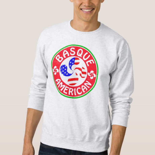 Sudadera Cruz Euskara Lauburu (Anverso)