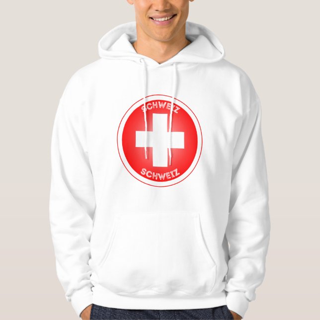 Sudadera Cruz Suiza Schweiz (Anverso)