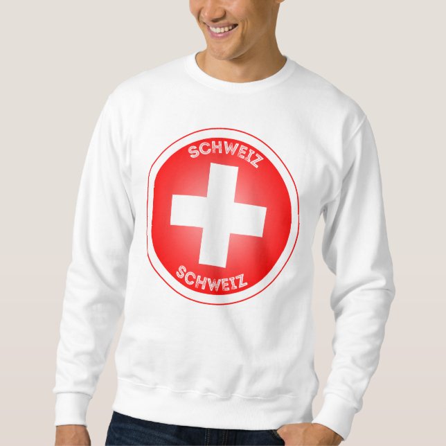 Sudadera Cruz Suiza Schweiz (Anverso)