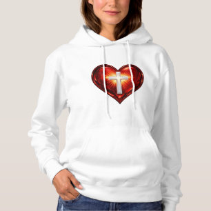 Sudadera Cruz y Corazón
