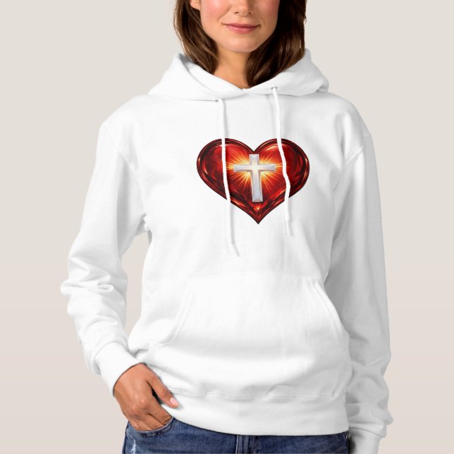 Sudadera Cruz y Corazón (Anverso)