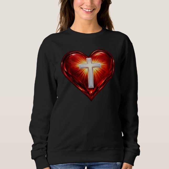 Sudadera Cruz y Corazón (Anverso)
