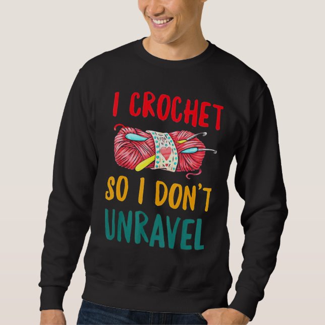Sudadera Cruzo Para No Desenredar El Crochet (Anverso)