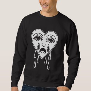 Sudadera Crying Heart American Tradicional Tattoo Old Schoo