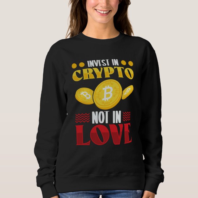 Sudadera Crypto Cryptocurrency Blockchain Trader Finance (Anverso)