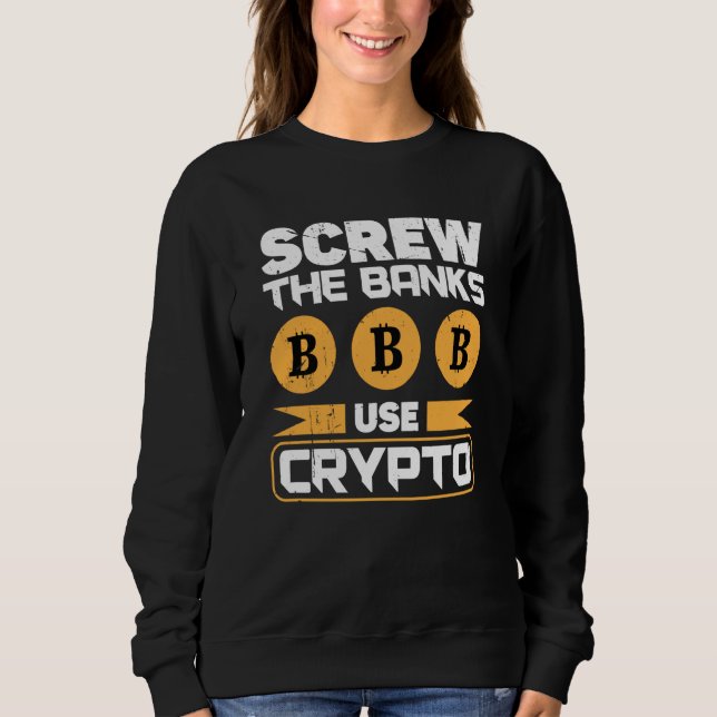 Sudadera Crypto Cryptocurrency Blockchain Trader Finance  4 (Anverso)