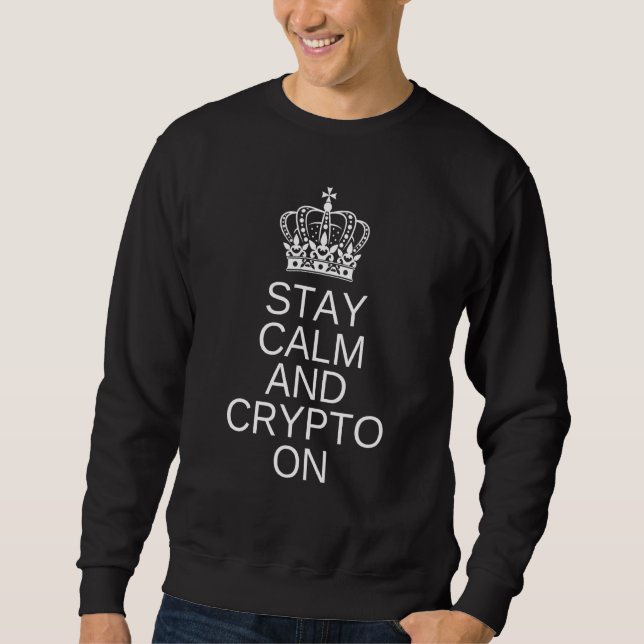 Sudadera Crypto De Crypto Blockchain Bitcoin Ethe (Anverso)