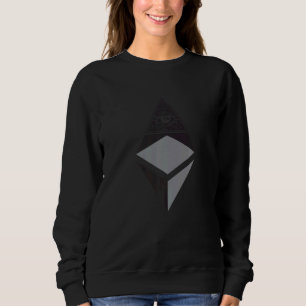Sudadera Crypto Eth Trader Blanco De La Cadena De Bloqueo R